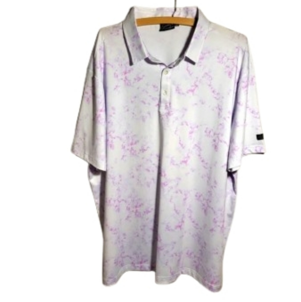 Sunday Swagger Mens Polo Shirt Golf XXL Pink Smoke
